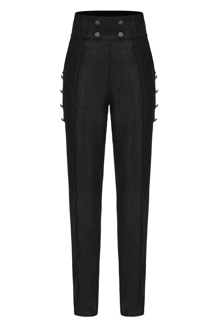 Black Glass Castle Elegant Handsome Prince Ouji Fashion Lolita Pants - Black - 1