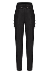 Black Glass Castle Elegant Handsome Prince Ouji Fashion Lolita Pants - Black - 1