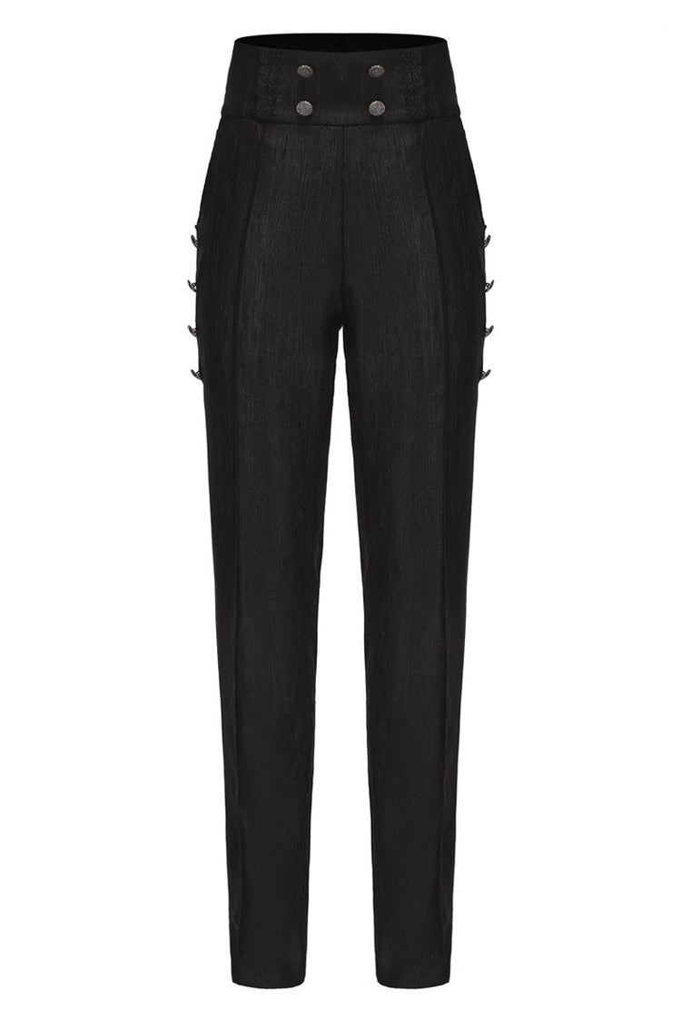 Black Glass Castle Elegant Handsome Prince Ouji Fashion Lolita Pants - Black - 1