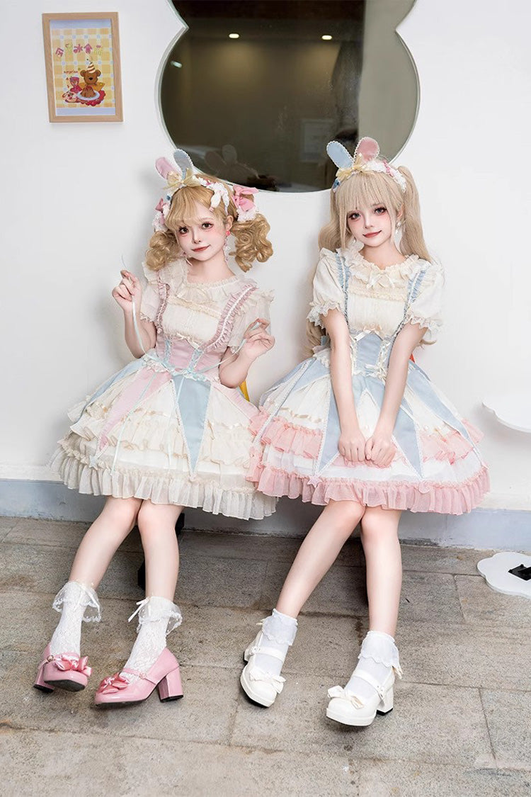 Ballet Circus Hanayome Sweet Princess Lolita Jsk Dress 2 Colors - Product - 5