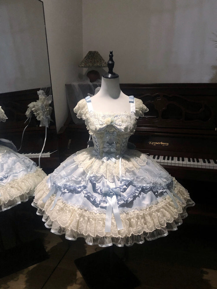 Dreaming Butterfly Ballet Sweet Lolita JSK Full Set 商品画像