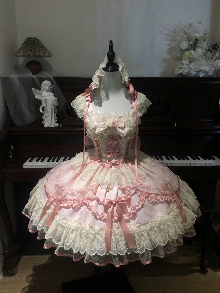 Dreaming Butterfly Ballet Sweet Lolita JSK Full Set 商品画像