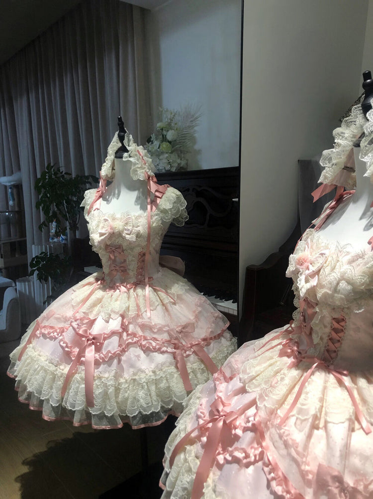 Dreaming Butterfly Ballet Sweet Lolita JSK Full Set 商品画像