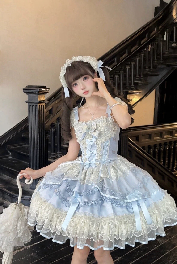 Dreaming Butterfly Ballet Sweet Lolita JSK Full Set 商品画像