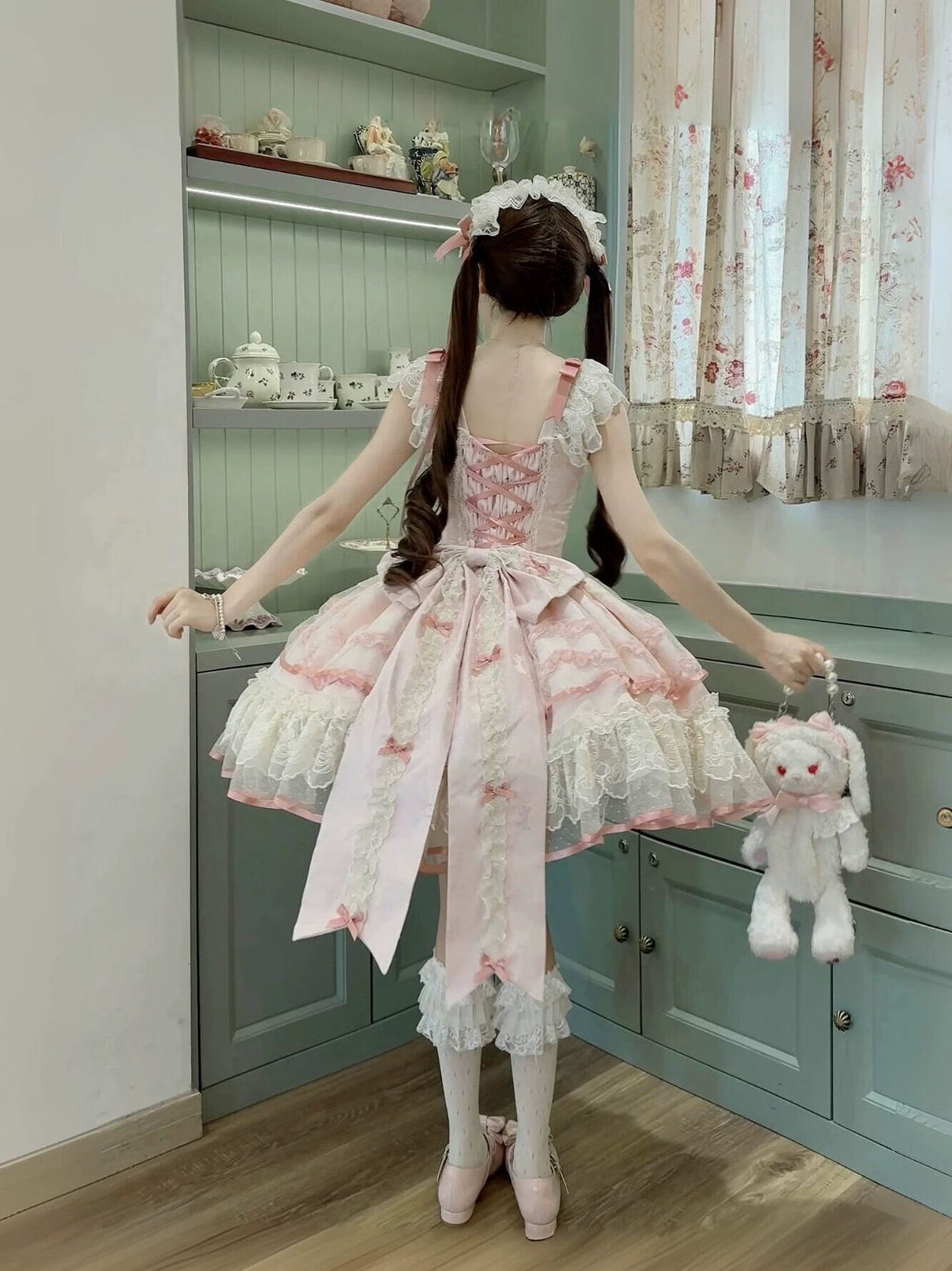 Dreaming Butterfly Ballet Sweet Lolita JSK Full Set 商品画像