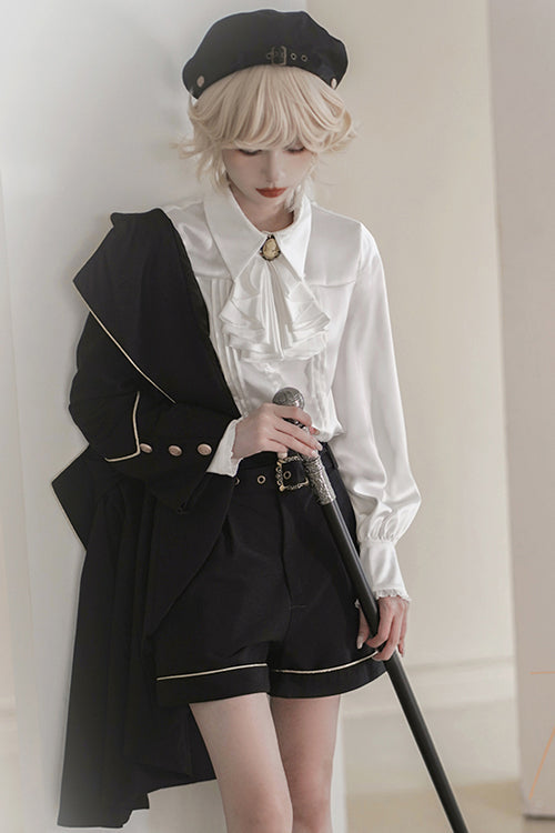 Black Vintage Tomorrow Vow Ouji Lolita Shorts - Product - 3