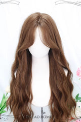 Brown Secondary Water Wave Eight Long Sweet Lolita Wig - Product - 4