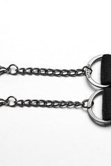 Skull Print Rivets Decoration Women's Steampunk Military Choker 2 Colors - Product - 13