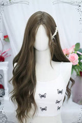 Brown Long Cute Sweet Lolita Curly Wig - Product - 2
