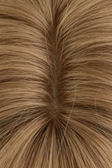 Chestnut Linen Wolf Cut Samurai Style Clavicle‑Length Sweet Lolita Full Wig - Product - 4
