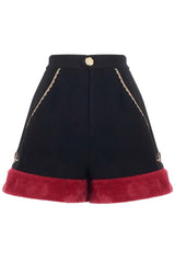 Red/Black Dark Baroque Classic Ouji Lolita Shorts - Red/Black - 1