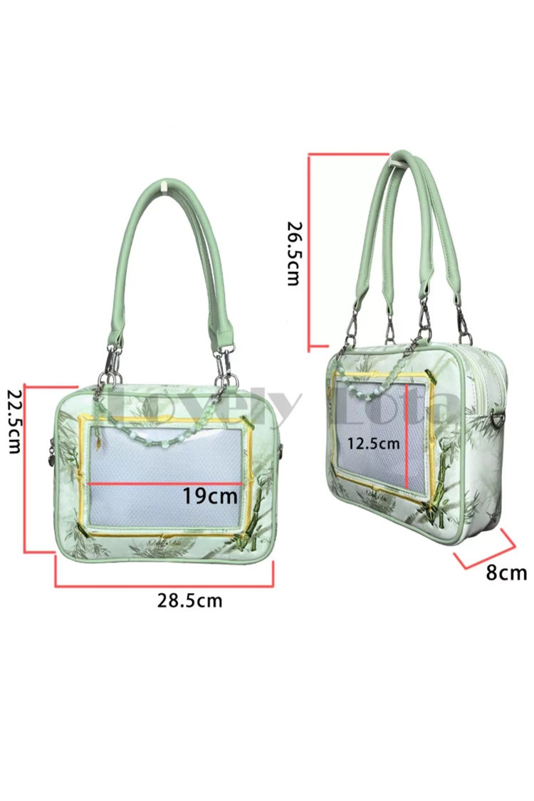 Oriental Style Sweet Lolita Top‑Handle Shoulder & Crossbody Ita Bag 3 Colors - Product - 4