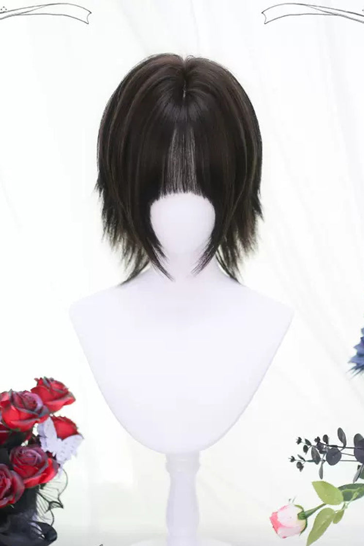 Black/Brown Secondary Sweet Lolita Short Wigs - Product - 2
