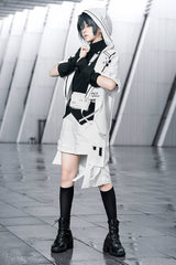White [White Cat] Functional Style Ouji Fashion Prince Handsome Lolita Cat Ears Coat - Product - 10