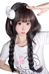 Brown Black Sweet Lolita Jellyfish Hair Daily Wig - Product - 3