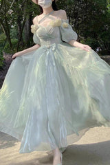 Gradient Gorgeous Bowknot Strawberry Princess Hanayome Sweet Lolita Jsk Dress 3 Colors - Green - 7