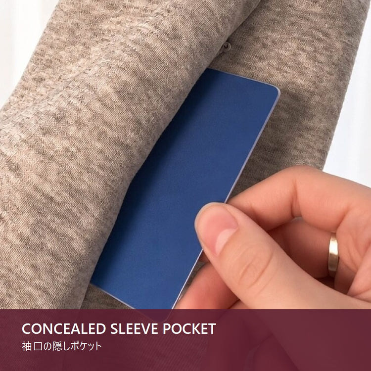 Concealed sleeve pocket feature