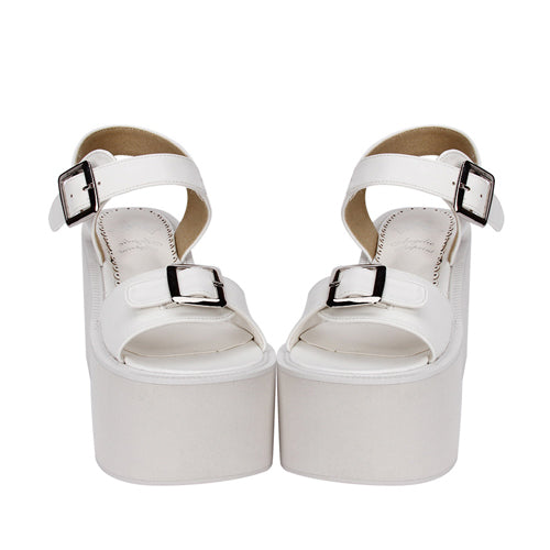 Black And White Platform Sweet Lolita Sandals - Product - 4