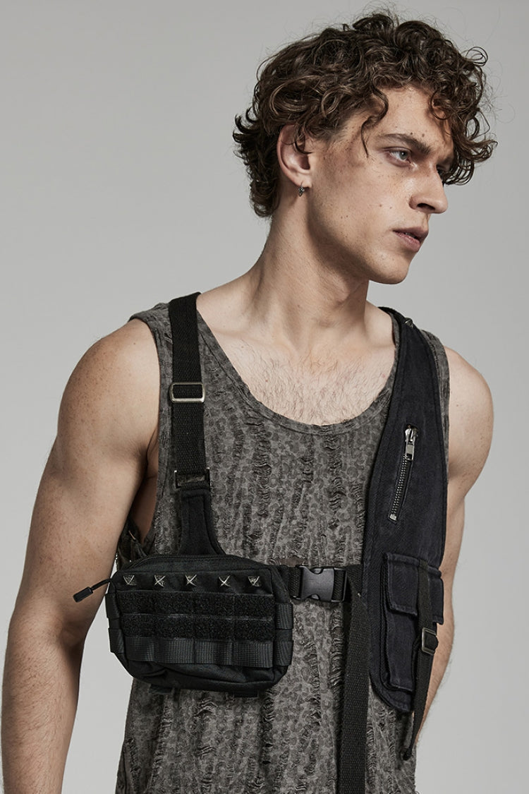Black Buckle Men's Punk Big-Pocket Harness - Product - 2