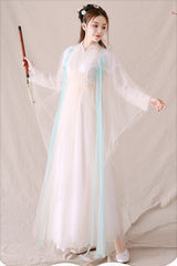 Pink Elegant Ancient Style Fairy Sweet Hanfu Dress - Product - 2