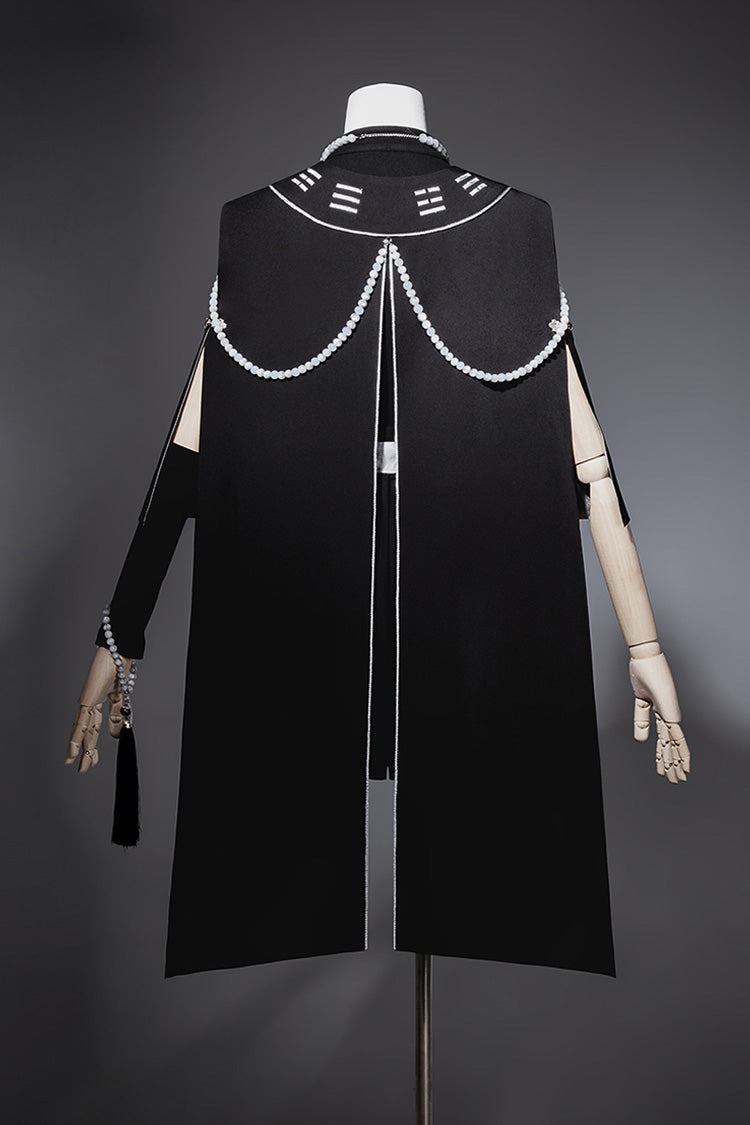 Black [The Strange End of the Immortal Sect] Sleeveless Chinese Style Ouji Lolita Set - Product - 6