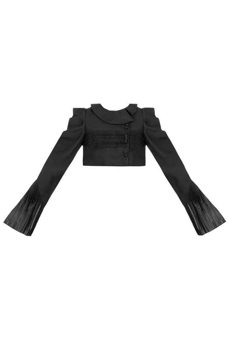 Black Night Traveler Breast Support Classic Gothic Lolita Jsk Dress - Product - 8