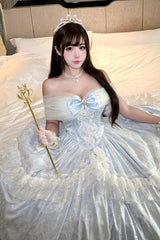 Blue [Midnight Magic at Twelve] Sleeveless Ruffled Hanayome Bow Lace Pearl-Decorated Princess Sweet Lolita Dress - Product - 6