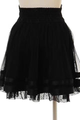 Japanese Multi-Layered Ruffle Lace Sweet Jirai Kei Skirt 3 Colors - Product - 4