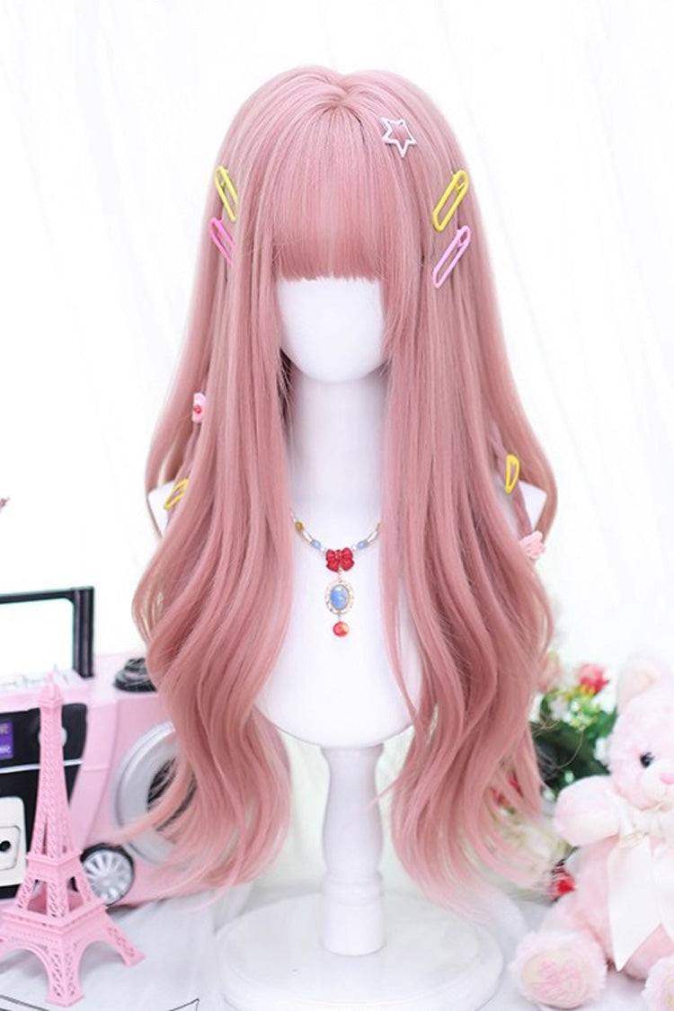 Pink Sweet Dopamine Lolita Long Curly Wig - Pink - 1