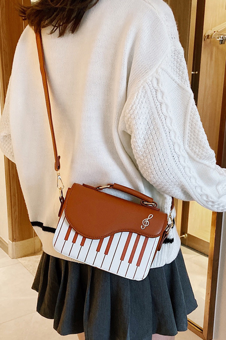 Piano Notes Embroidery Sweet Classic Lolita Shoulder Bag 3 Colors - Product - 9