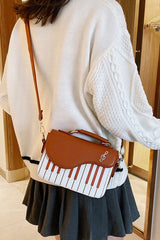 Piano Notes Embroidery Sweet Classic Lolita Shoulder Bag 3 Colors - Product - 9