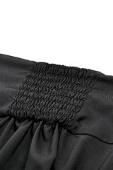 Black High Waisted Floral Printed Lace Mesh Women's Gothic Elegant Long Skirt - Product - 16