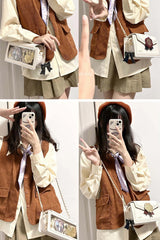 Chain Rose Sweet Elegant Lolita Crossbody Bag 5 Colors - Product - 8