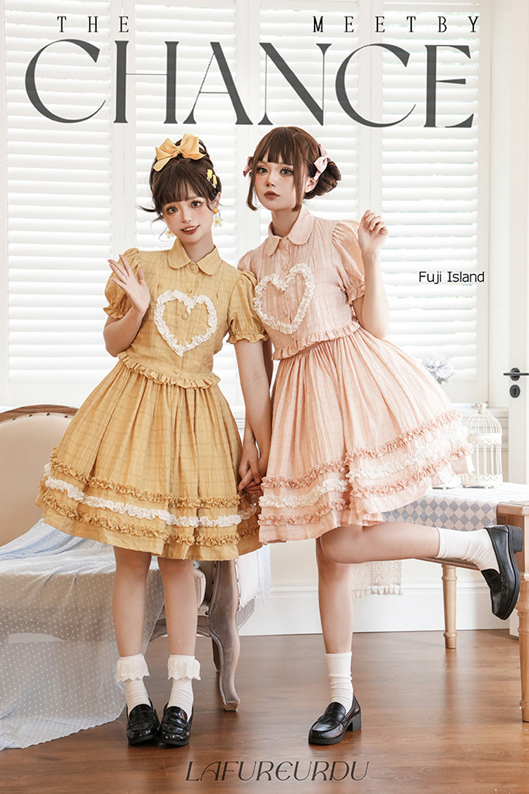 [Buji Island] Sleeveless Ruffle Bowknot Sweet Lolita Jsk Dress 4 Colors - Product - 2