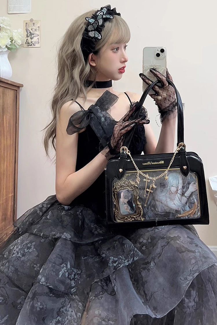 Piano Waltz Bowknot Sweet Lolita Handbag 4 Colors - Product - 5