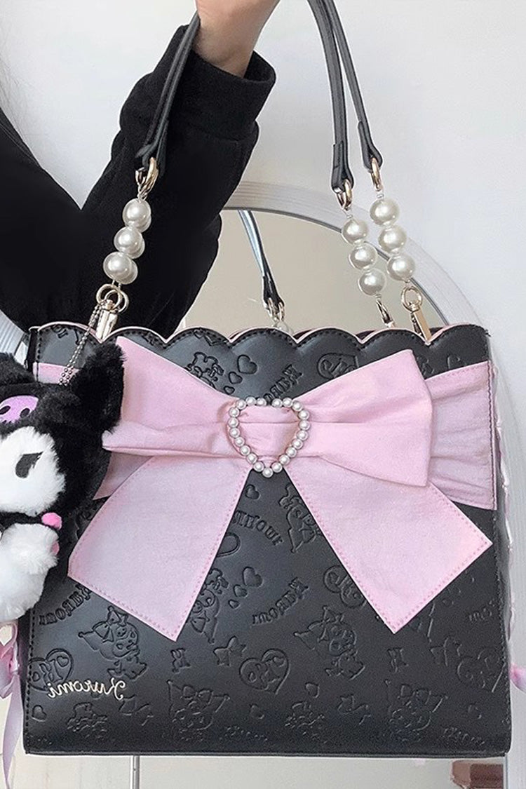 Bowknot Pearl Sweet Lolita Shoulder Bag 4 Colors - Product - 3