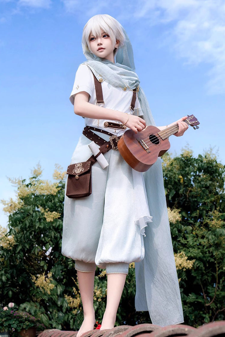 [Galaxy Adventures] Short Sleeves Elegant Prince Handsome Ouji Lolita Full Set - Product - 4