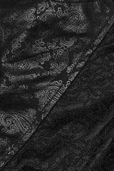 Black Print Stitching Lace Lace-Up Slim Women's Gothic Leggings - Product - 8