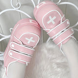 Medical Series Heart Style Double Strap Round-Toe Sweet Lolita Platform Shoes 3 Colors - Product - 3