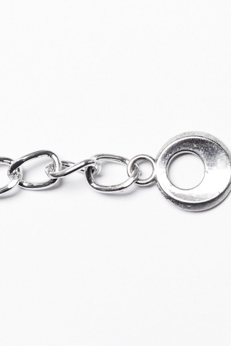 Silver Women's Punk Studded Metal Chain Belt - Product - 8