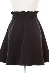 Heart Shape Decoration Bowknot Sweet Jirai Kei Skirt 2 Colors - Product - 5