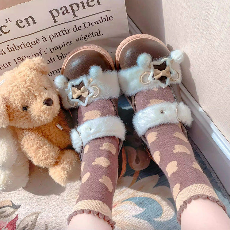 星 うさ耳 リボン Furry スウィートロリータ シューズ 5色 商品画像