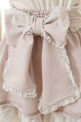 Pink Japanese High Waisted Multi-Layered Lace Sweet Jirai Kei Skirt - Product - 7