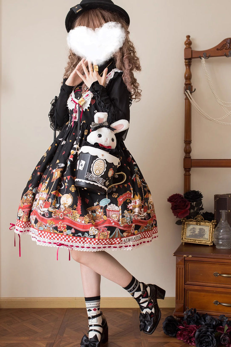 Lovely Teacup Rabbit Bowknot Sweet Lolita Shoulder Bag 5 Colors - Product - 6