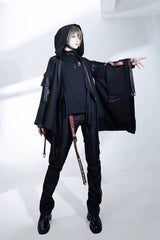 Black [Nameless Blade] Stand Collar Long Sleeves Gothic Prince Ouji Lolita Pants Set - Product - 2
