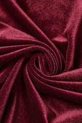 Red Floral Embroidery Diamante Velvet Hooded Women's Gothic Cloak - Product - 7