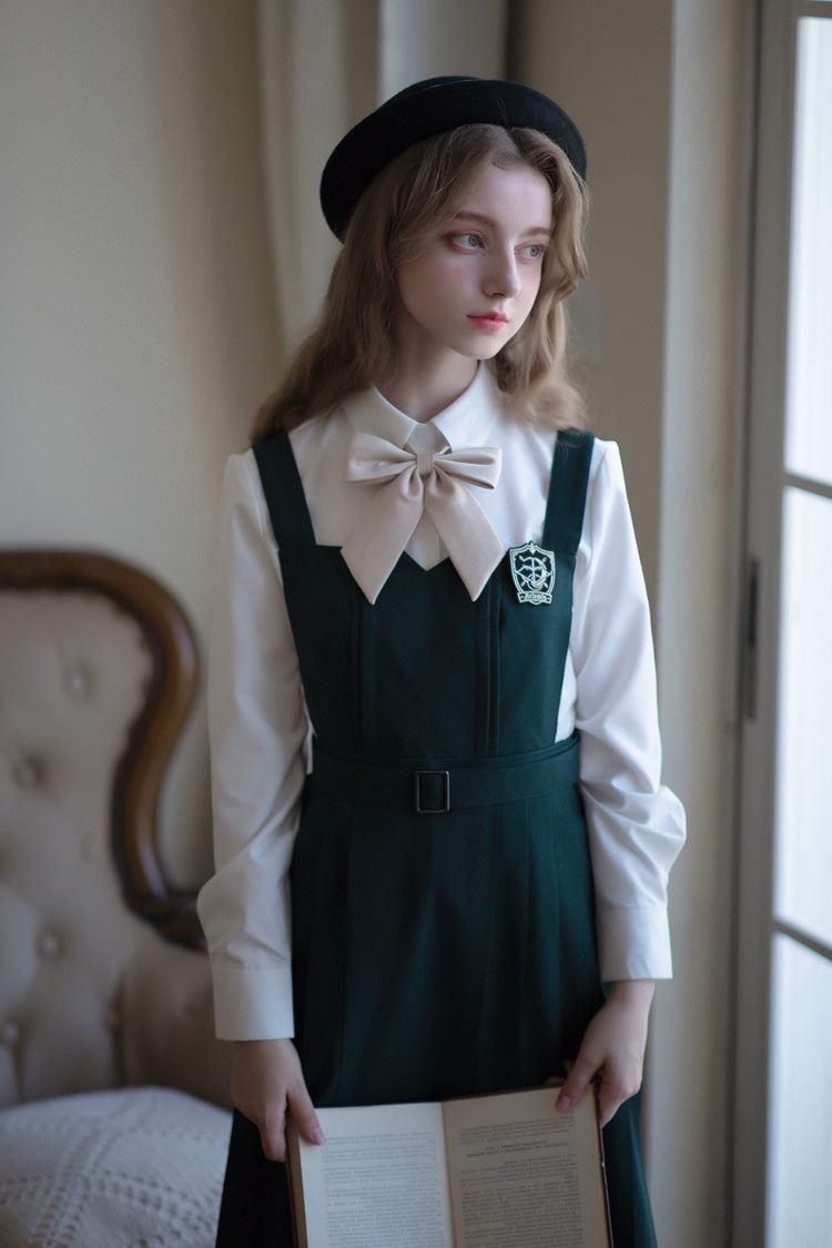 Green [Artemis] Sweet College Style Elegant Lolita Jumper Dress - Product - 8