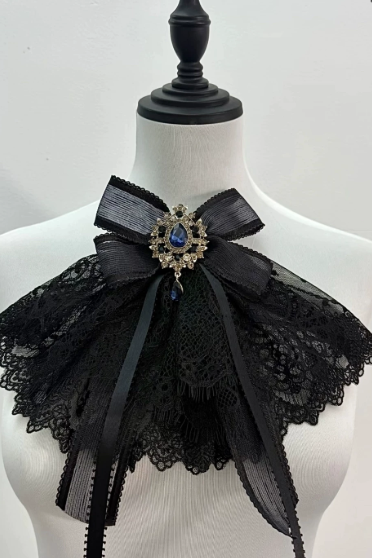 Immortal Bird Gothic Lolita fabric detail