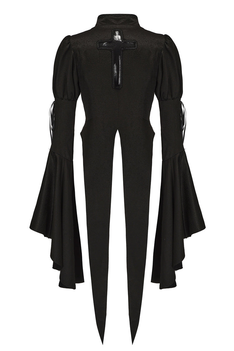 Black [Eternal Dark Portrait] Long Sleeves Vintage Elegant Prince Handsome Ouji Lolita Coat - Product - 3