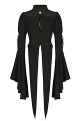 Black [Eternal Dark Portrait] Long Sleeves Vintage Elegant Prince Handsome Ouji Lolita Coat - Product - 3